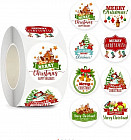 Набор наклеек в рулоне «Новый год»