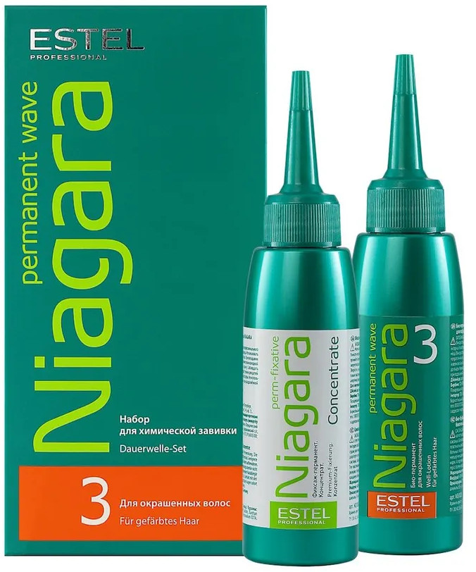 Набор для химической завивки окрашенных волос | Niagara | Estel