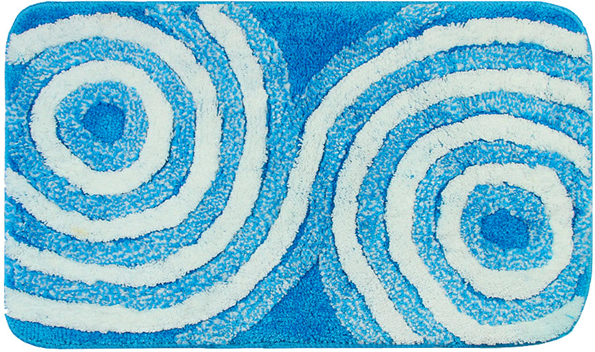 Коврик для ванной комнаты | Круги | Delphinium
