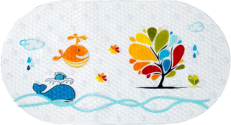 Коврик противоскользящий в ванну «Киты» | Delphinium