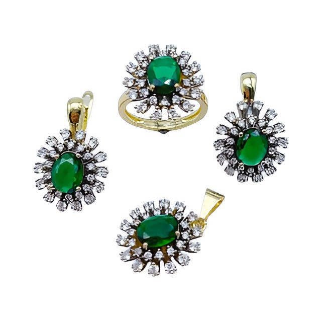 Комплект украшений для женщин с фианитом | Tuimedaq