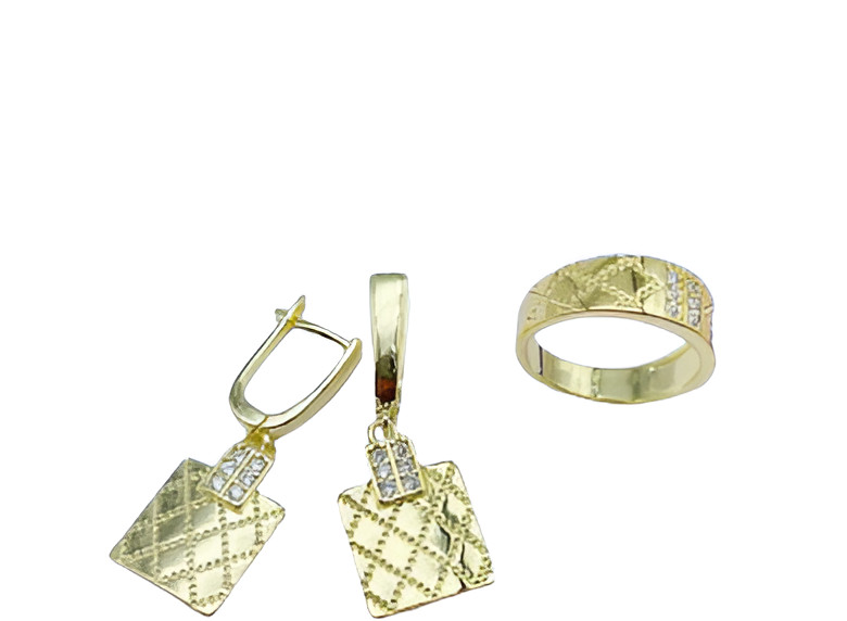 Комплект украшений из медицинского золота | Tuimedaq