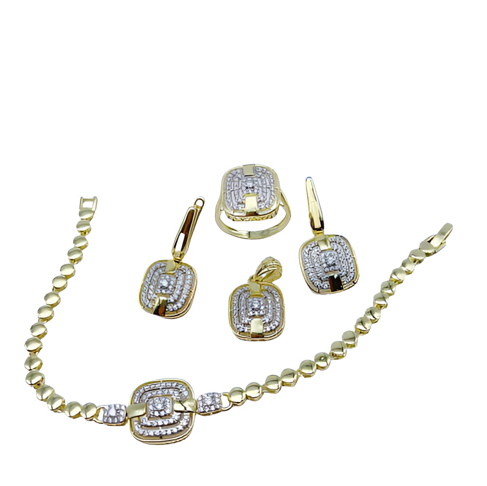 Комплект украшений из медицинского золота | Tuimedaq