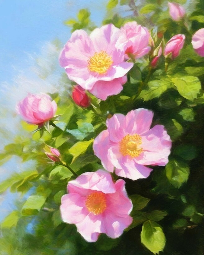 Картина по номерам «Нежные цветы» | Арт Фея