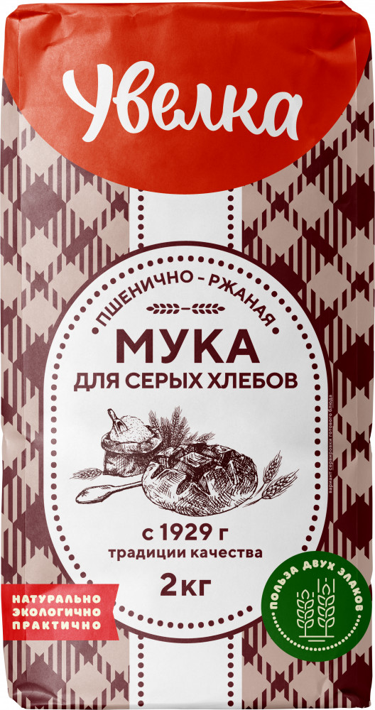 Мука пшенично-ржаная для серых хлебов | Увелка