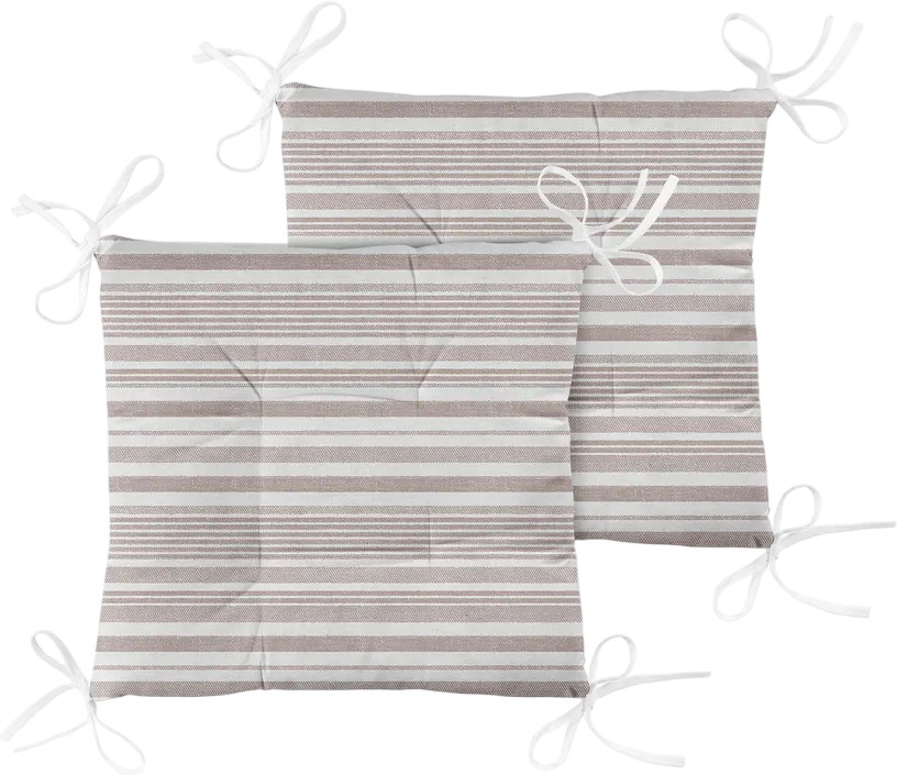 Комплект подушек на стул «Beige flax» | Унисон