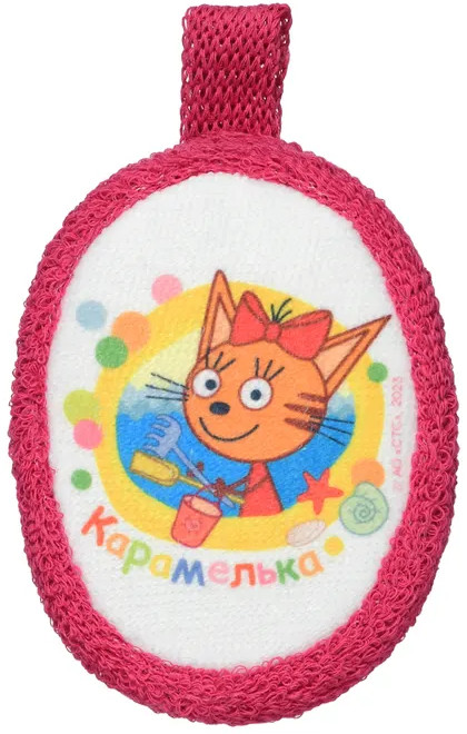 Губка для купания «Карамелька» | Три кота