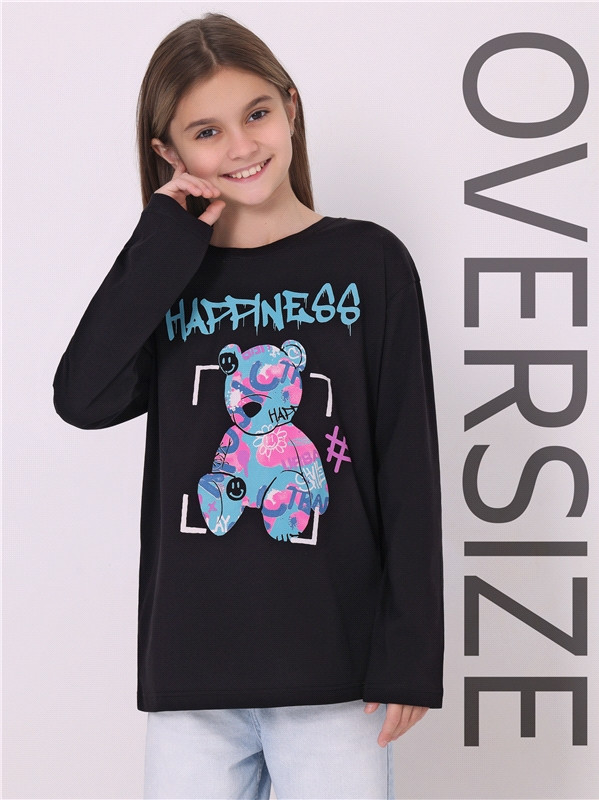 Лонгслив для девочек | Взрослые дети | Апрель