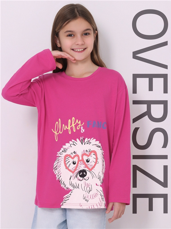 Лонгслив для девочек | Взрослые дети | Апрель