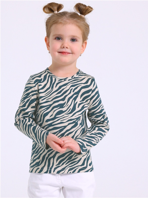 Лонгслив для девочек | Прогулка | Апрель