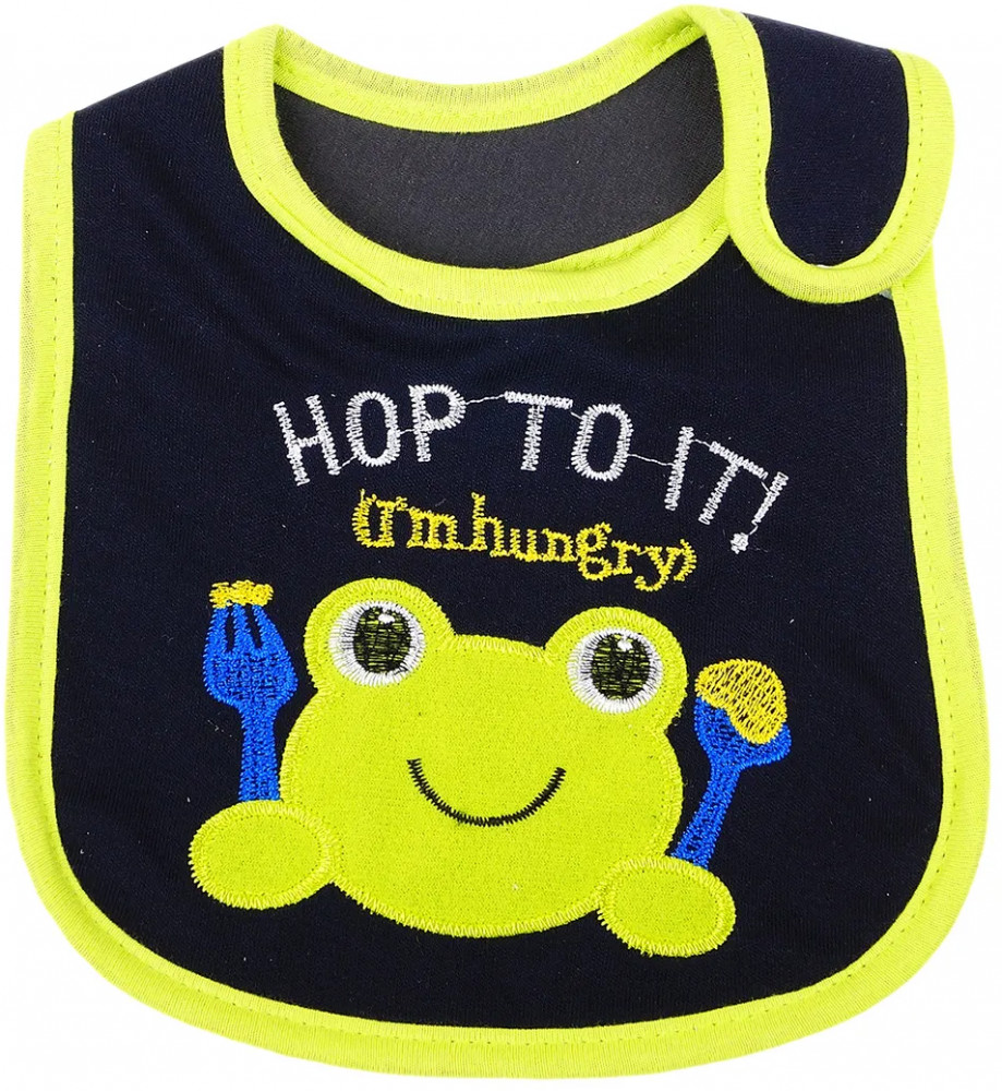 Нагрудник непромокаемый на липучке «Лягушка» | Uviton