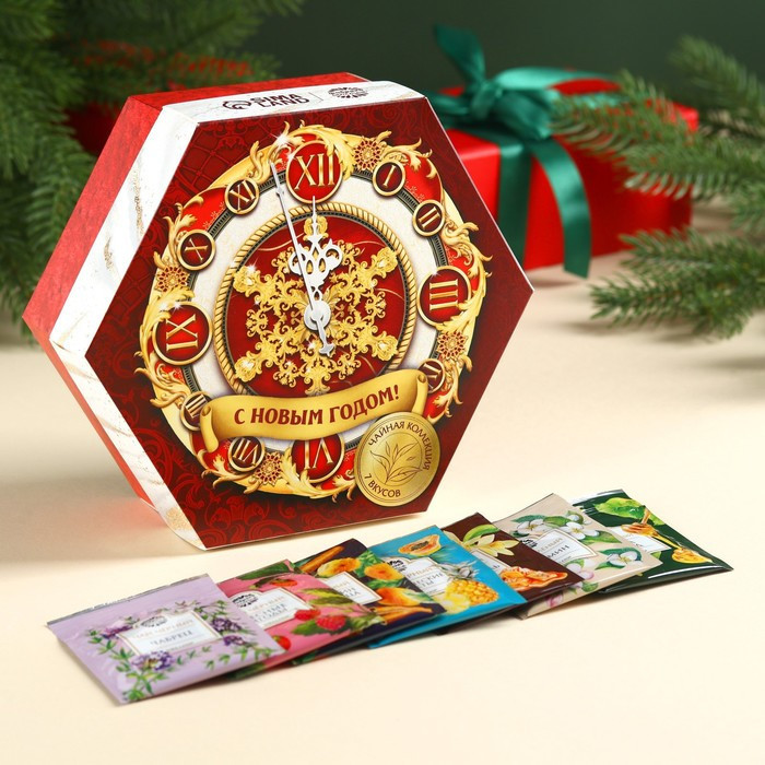 Набор чая «Новогодние часы» | Фабрика счастья