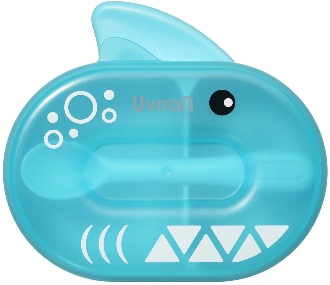 Тарелочка двухсекционная с крышкой и ложечкой | Uviton