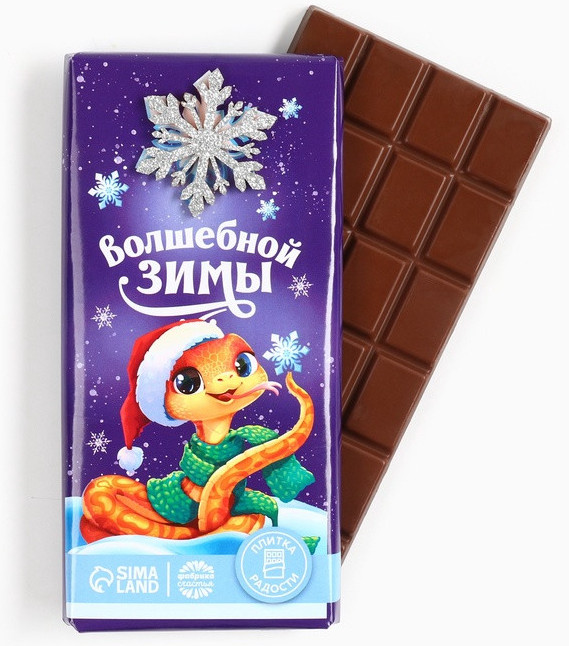 Плитка кондитерская «Новый год» | Фабрика счастья