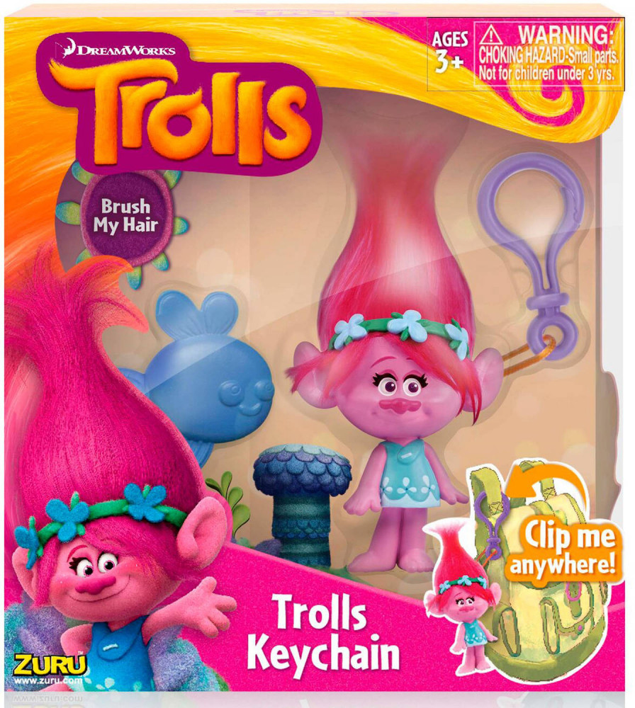 Брелок-игрушка «Trolls Medium Keychain» | Trolls | Zuru