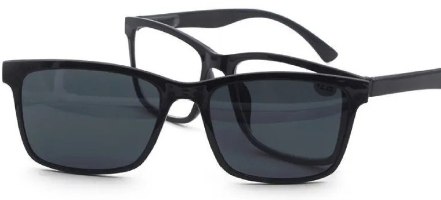 Очки готовые+1.00 с насадкой от солнца | Marcello