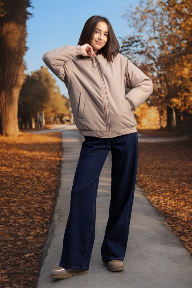 Куртка-бомбер женская двусторонняя | Alina shoes