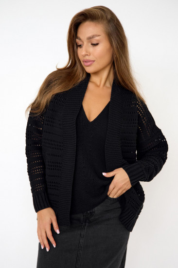 Кардиган женский вязаный «Сетка»