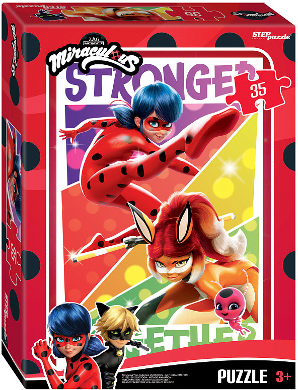 Пазл «Леди Баг и Супер-Кот» | Step Puzzle