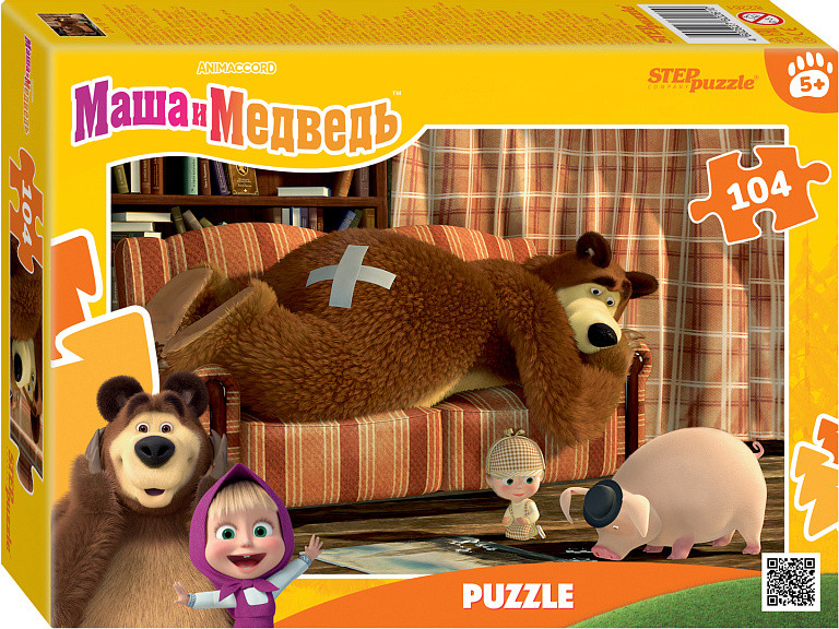 Пазл «Лесные истории» | Маша и Медведь | Step Puzzle