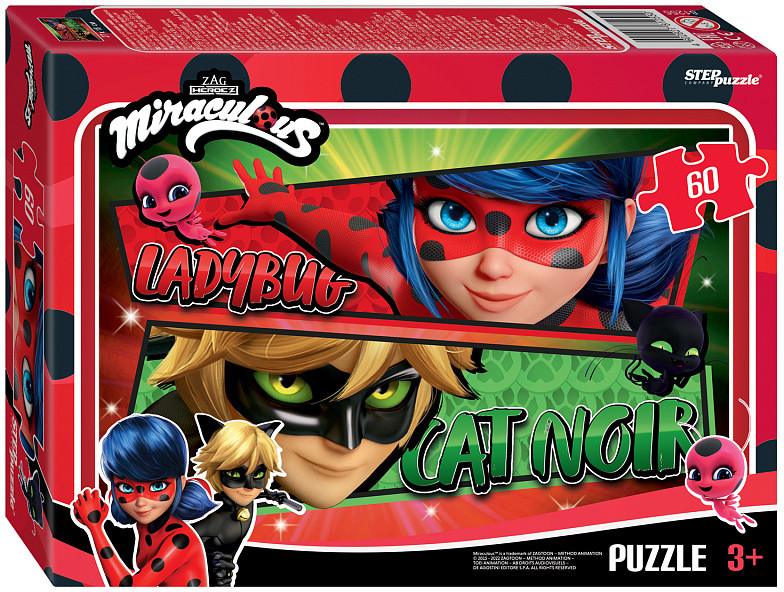 Пазл «Леди Баг и Супер-Кот» | Step Puzzle