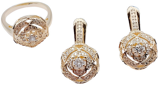 Комплект украшений для женщин с кристаллом | Tuimedaq