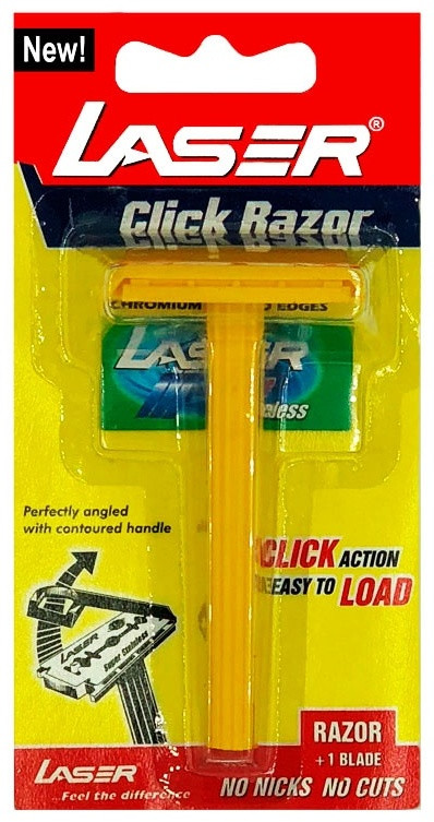 Станок для бритья со сменным лезвием «Click Razor» | Laser