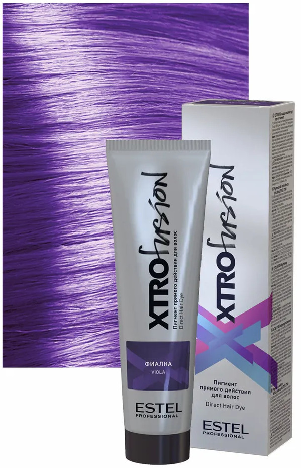 Пигмент прямого действия для волос «XTRO Fusion», оттенок Фиалка | Estel
