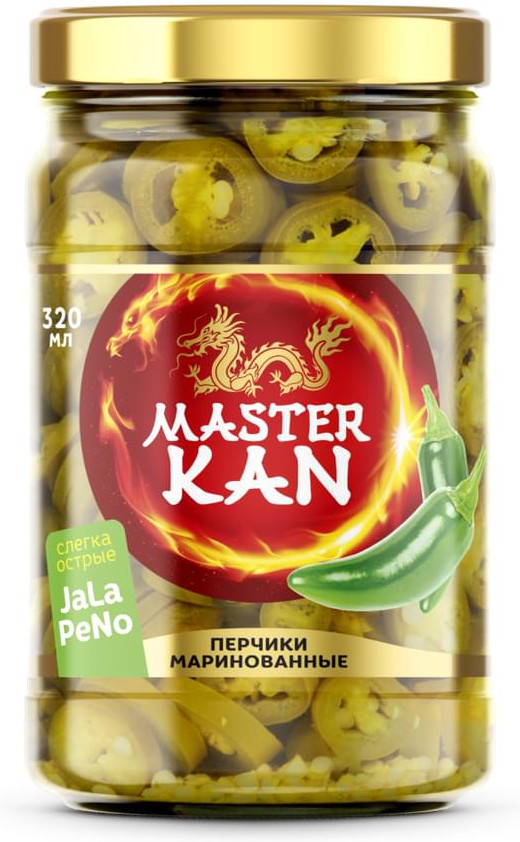 Перец халапеньо маринованный «Jalapeno» | Мастер Кан