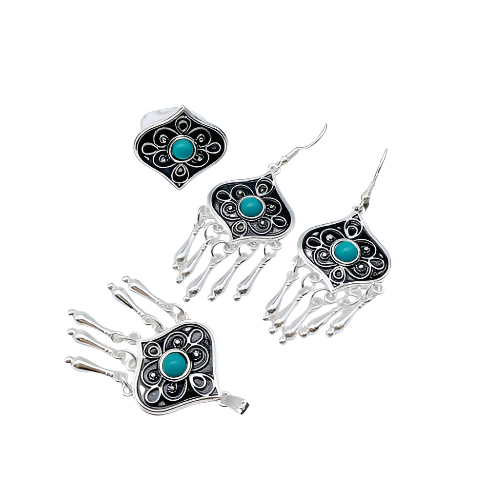 Комплект украшений для женщин с фианитом | Tuimedaq