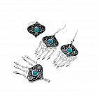 серебристый