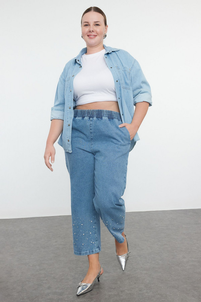 Джинсы женские | Trendyol Curve