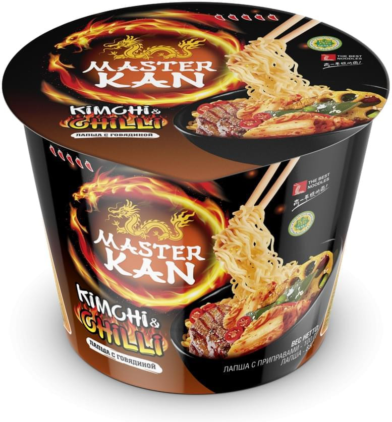Лапша быстрого приготовления с говядиной «Kimchi Chili» | Мастер Кан