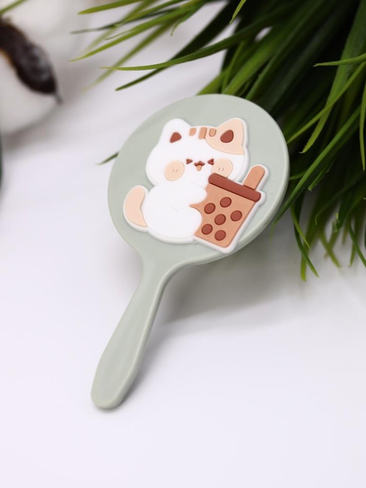 Зеркало компактное «Cocktail kitty» | I like gift | Toki