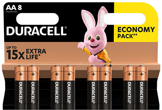 Набор батареек алкалиновых АА | Basic | Duracell