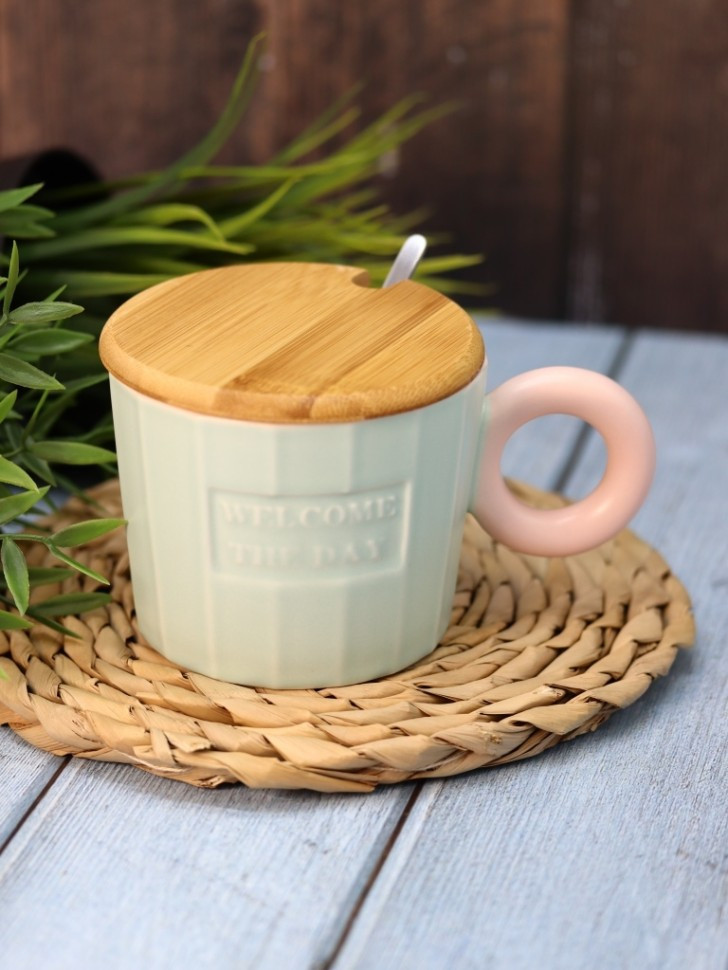 Кружка «Welcome the day» | I like gift | Toki