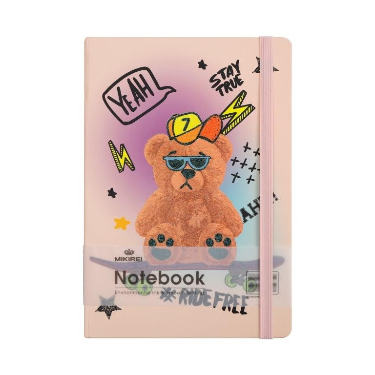 Блокнот «Bear ride free» | I like gift | Toki