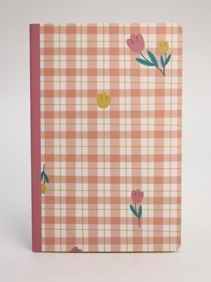 Блокнот «Plaid flowers» | I like gift | Toki