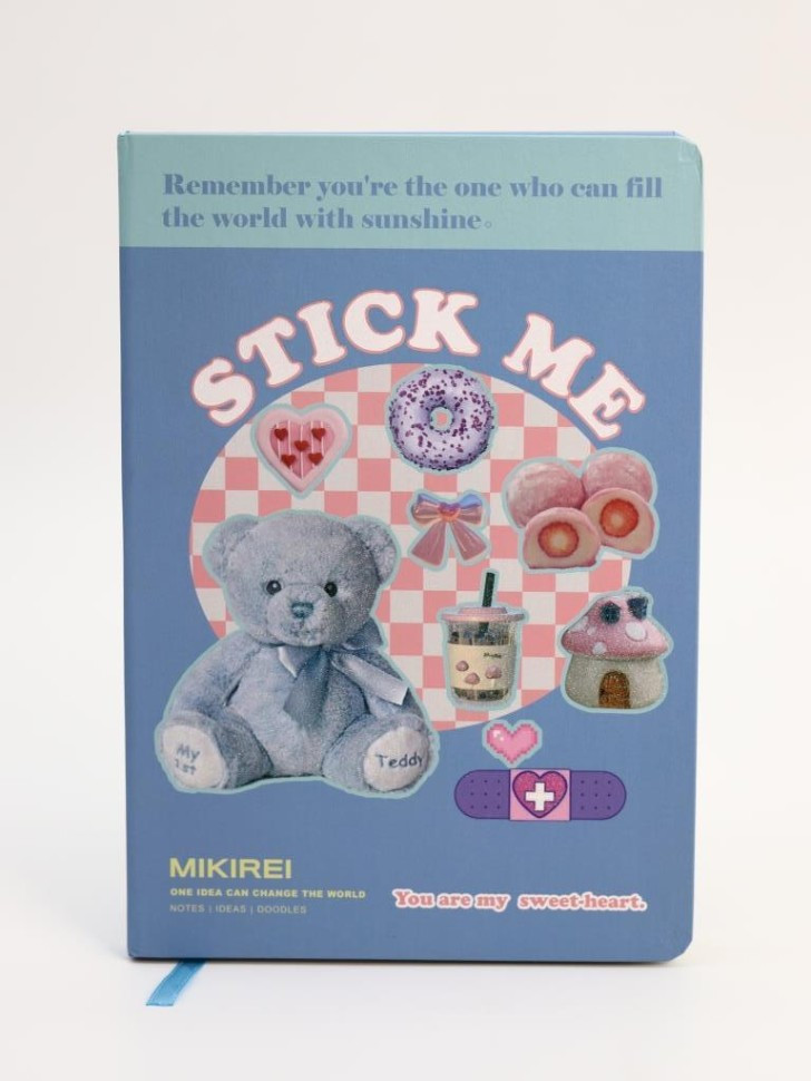 Блокнот «Bear stick me» | I like gift | Toki