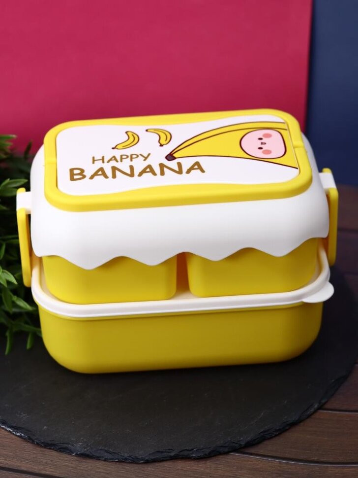 Ланчбокс «Happy banana» | I like gift | Toki