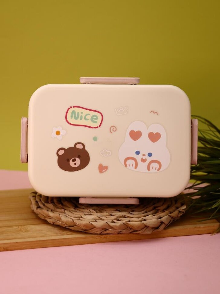 Ланчбокс «Bear and hare friends» | I like gift | Toki