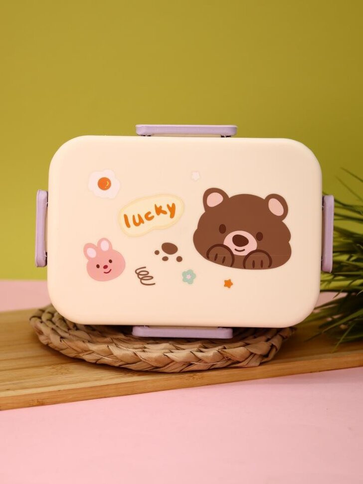 Ланчбокс «Bear and hare friends» | I like gift | Toki