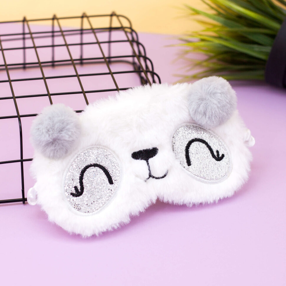Маска для сна «Silver panda» | I like gift | Toki