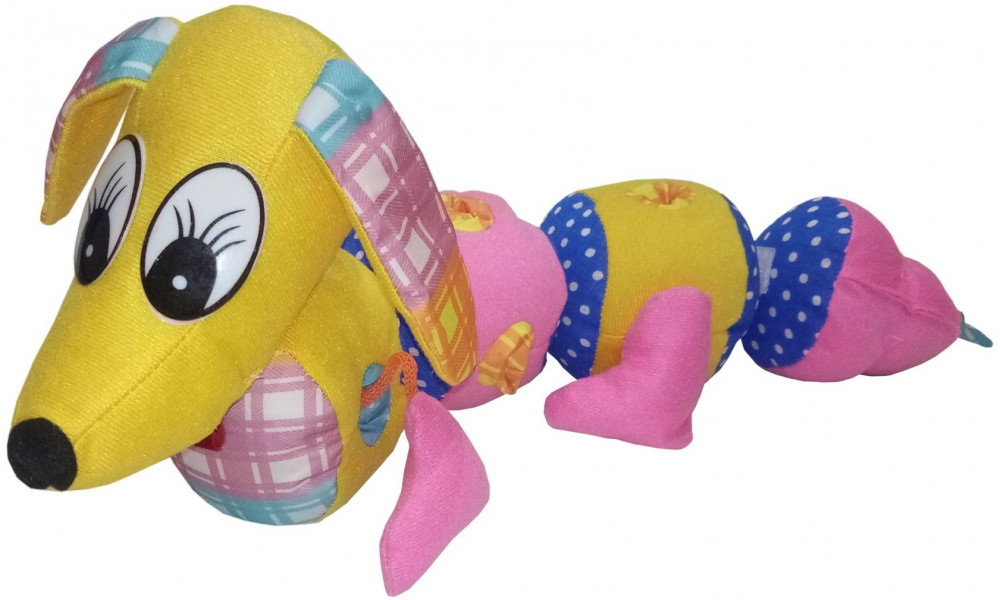 Игрушка мягконабивная «Такса» | Мягконабивные развивающие игрушки