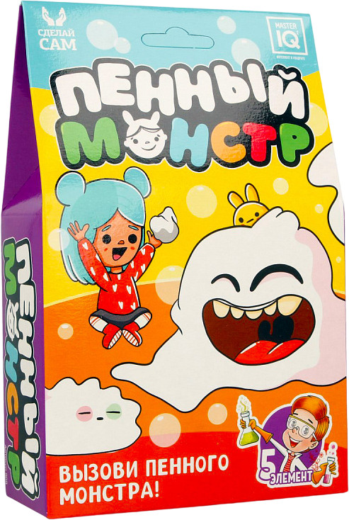 Набор для опытов «Пенный Монстр» | Master IQ