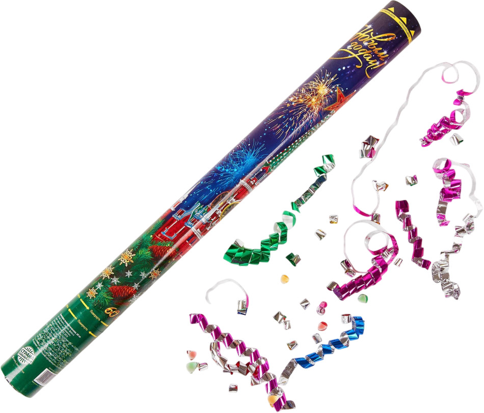 Хлопушка пневматическая «С Новым годом» | ИнтерPresent