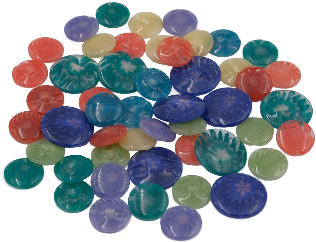 Набор пуговиц «Цветное ассорти» | Айрис