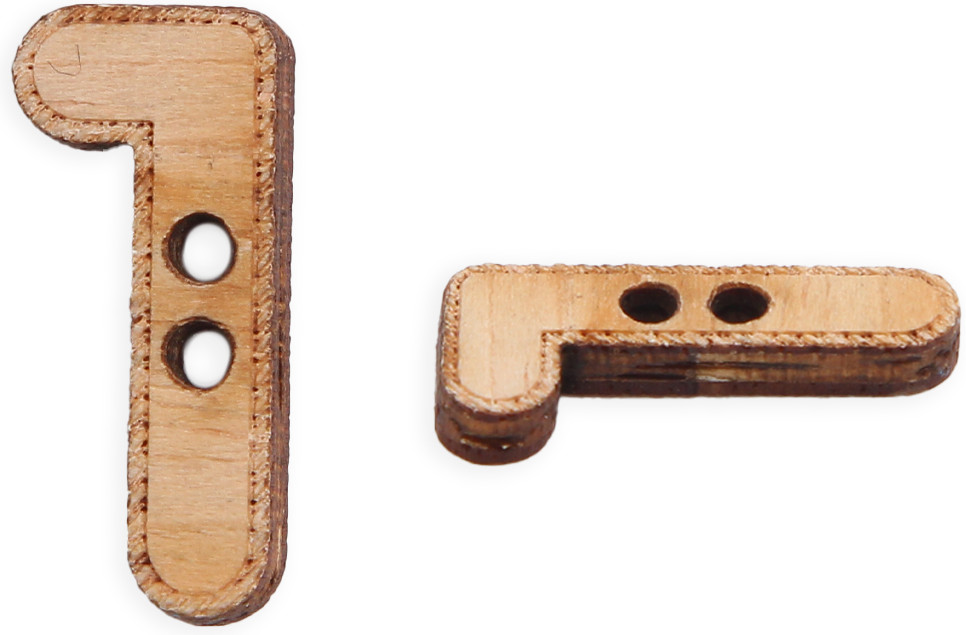 Набор пуговиц-фигурок «Цифра 1» | Magic Buttons