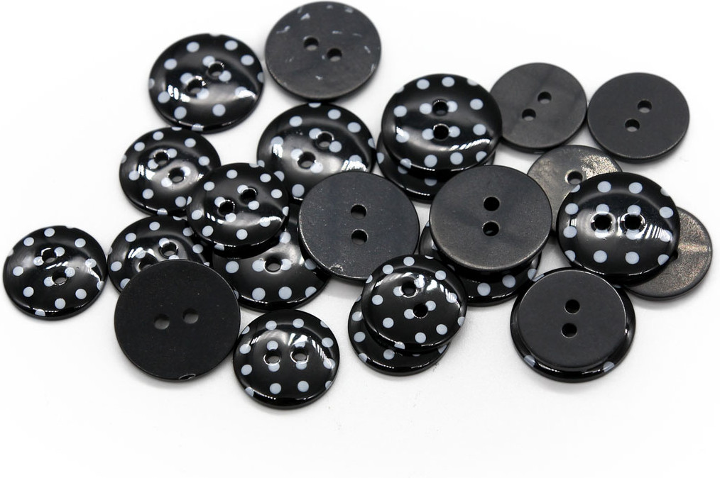 Набор пуговиц костюмных в горошек | Айрис