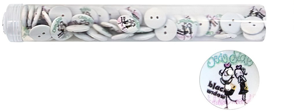 Набор пуговиц «Черная вдова» | Айрис